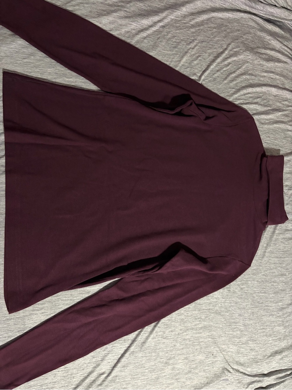 Peruvian Connection Plum Long-Sleeve Turtleneck - Picture 2 of 3